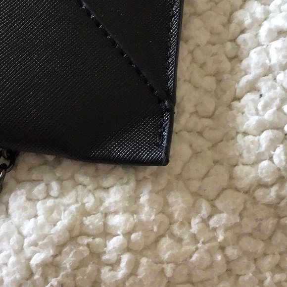 Never used ultra slim chain envelope style black clutch bag - Picture 5 of 5